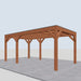 Douglas Overkapping Modern Classic - 555x310cm - rechterzijaanzicht