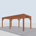 Douglas Overkapping Modern Classic - 600x310cm - rechterzijaanzicht