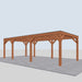 Douglas Overkapping Modern Classic - 775x375cm - rechterzijaanzicht