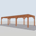 Douglas Overkapping Modern Classic - 955x375cm - rechterzijaanzicht