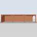Douglas Overkapping Modern - 1085x310cm - vooraanzicht