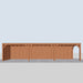 Douglas Overkapping Modern - 1085x310cm - vooraanzicht