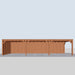 Douglas Overkapping Modern - 1085x375cm - vooraanzicht