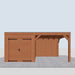 Douglas Overkapping Modern - 545x375cm - vooraanzicht