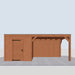 Douglas Overkapping Modern - 610x310cm - vooraanzicht