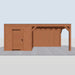 Douglas Overkapping Modern - 610x310cm - vooraanzicht