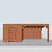 Douglas Overkapping Modern - 610x375cm - vooraanzicht