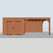 Douglas Overkapping Modern - 665x375cm - vooraanzicht
