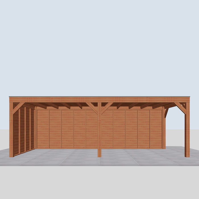 Douglas Overkapping Modern - 730x310cm - vooraanzicht