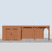 Douglas Overkapping Modern - 785x310cm - vooraanzicht