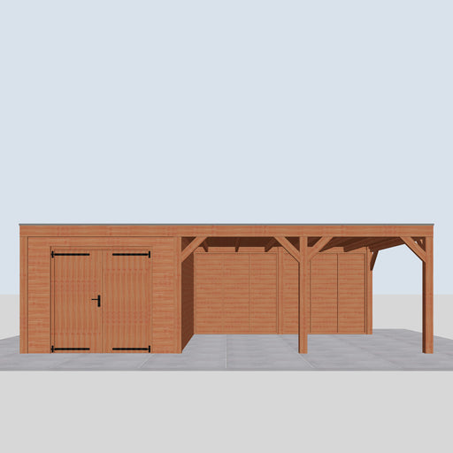 Douglas Overkapping Modern - 785x375cm - vooraanzicht