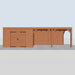 Douglas Overkapping Modern - 850x310cm - vooraanzicht