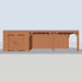 Douglas Overkapping Modern - 890x375cm - vooraanzicht