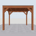 Douglas Overkapping Modern Classic - 310x310cm - vooraanzicht