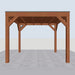 Douglas Overkapping Modern Classic - 310x310cm - vooraanzicht