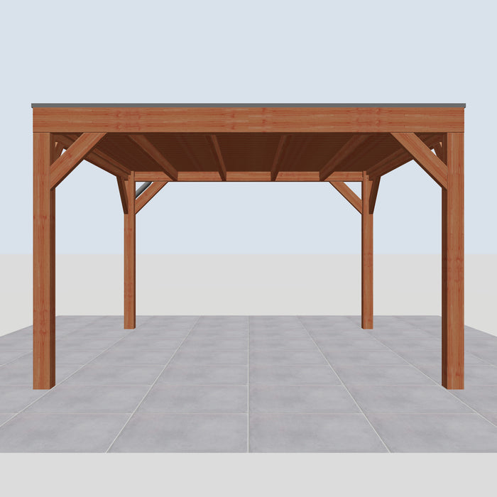 Douglas Overkapping Modern Classic - 375x375cm - vooraanzicht