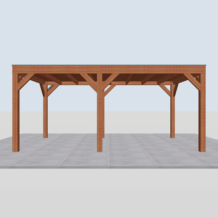 Douglas Overkapping Modern Classic - 545x310cm - vooraanzicht