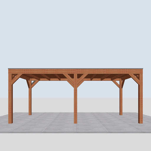 Douglas Overkapping Modern Classic - 600x310cm - vooraanzicht