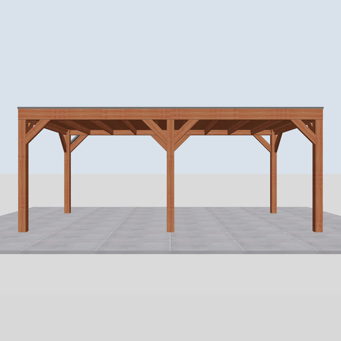 Douglas Overkapping Modern Classic - 600x310cm - vooraanzicht