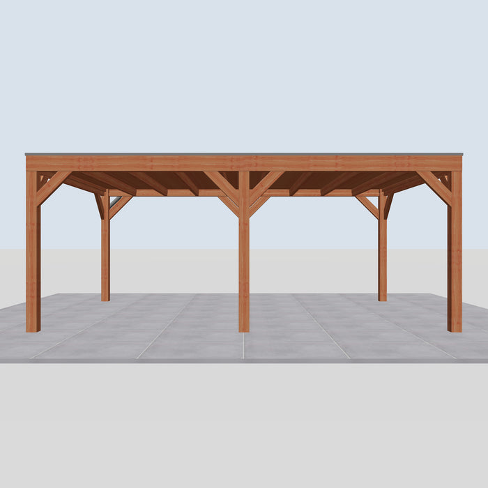 Douglas Overkapping Modern Classic - 600x375cm - vooraanzicht