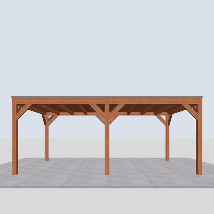 Douglas Overkapping Modern Classic - 600x375cm - vooraanzicht