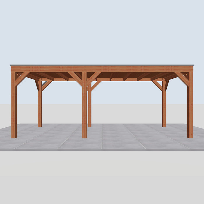 Douglas Overkapping Modern Classic - 610x310cm - vooraanzicht