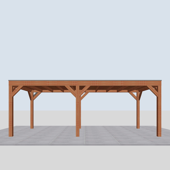 Douglas Overkapping Modern Classic - 665x310cm - vooraanzicht