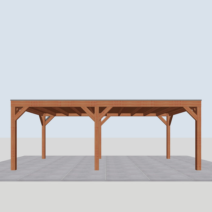 Douglas Overkapping Modern Classic - 665x375cm - vooraanzicht