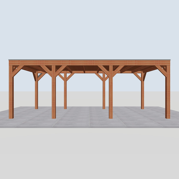 Douglas Overkapping Modern Classic - 670x375cm - vooraanzicht