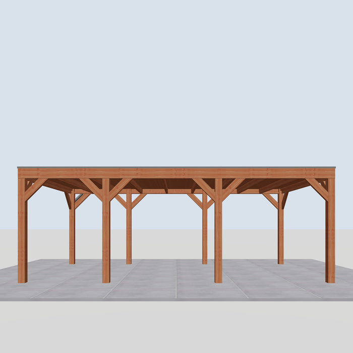 Douglas Overkapping Modern Classic - 670x375cm - vooraanzicht