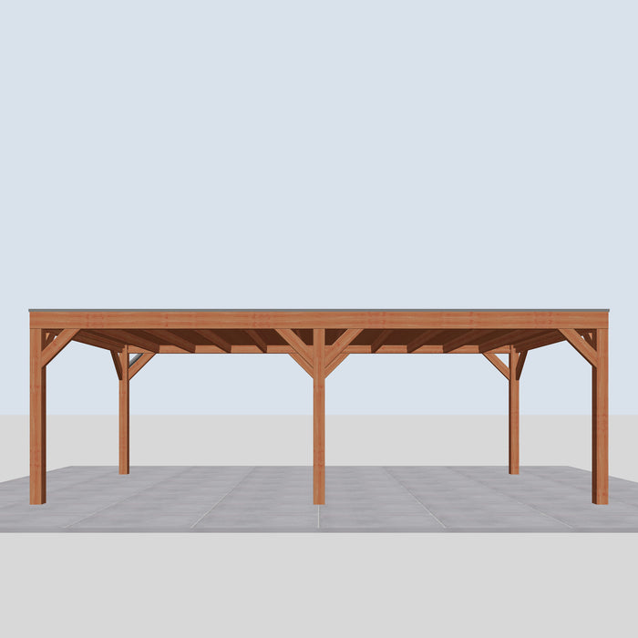 Douglas Overkapping Modern Classic - 730x375cm - vooraanzicht