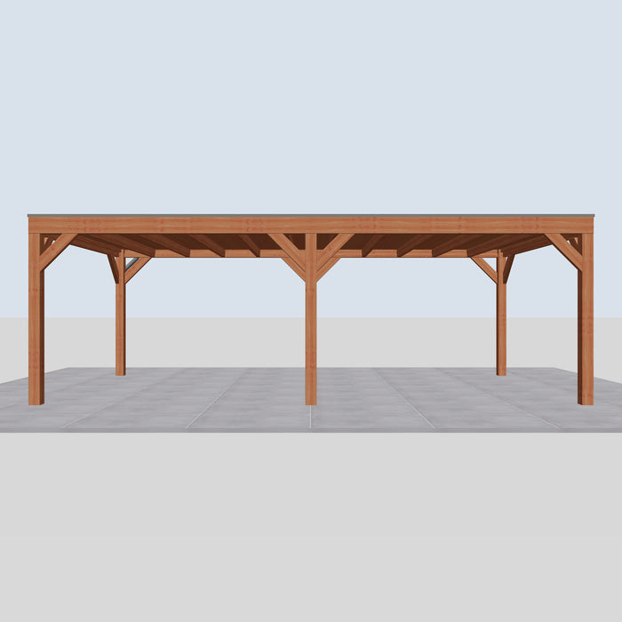 Douglas Overkapping Modern Classic - 730x375cm - vooraanzicht