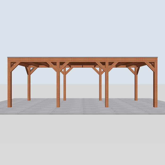 Douglas Overkapping Modern Classic - 735x310cm - vooraanzicht
