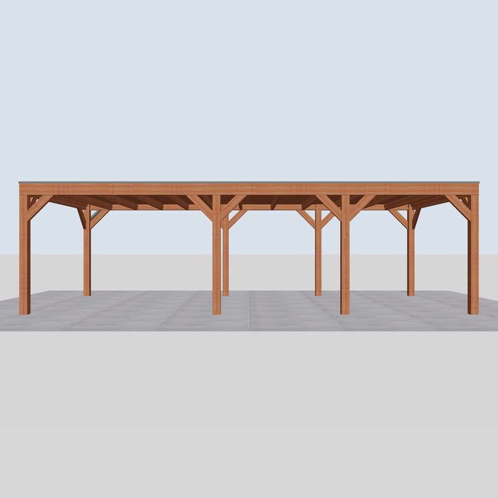 Douglas Overkapping Modern Classic - 850x375cm - vooraanzicht