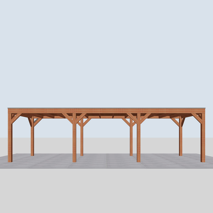 Douglas Overkapping Modern Classic - 890x310cm - vooraanzicht