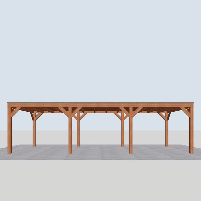 Douglas Overkapping Modern Classic - 890x375cm - vooraanzicht