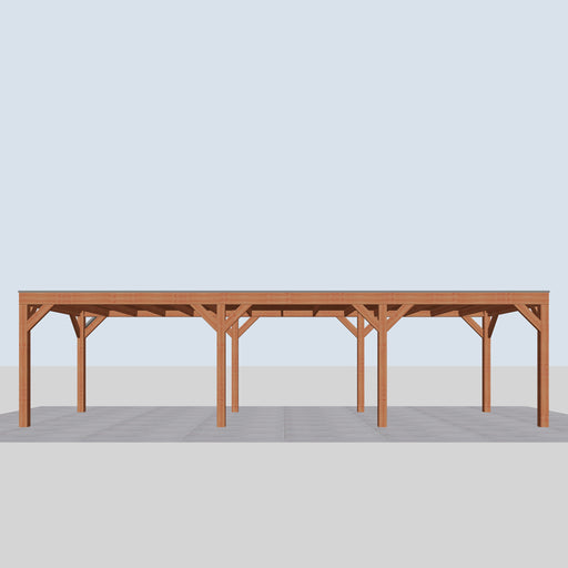 Douglas Overkapping Modern Classic - 955x310cm - vooraanzicht