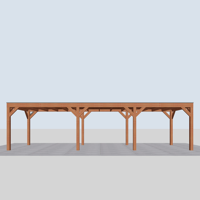 Douglas Overkapping Modern Classic - 955x310cm - vooraanzicht