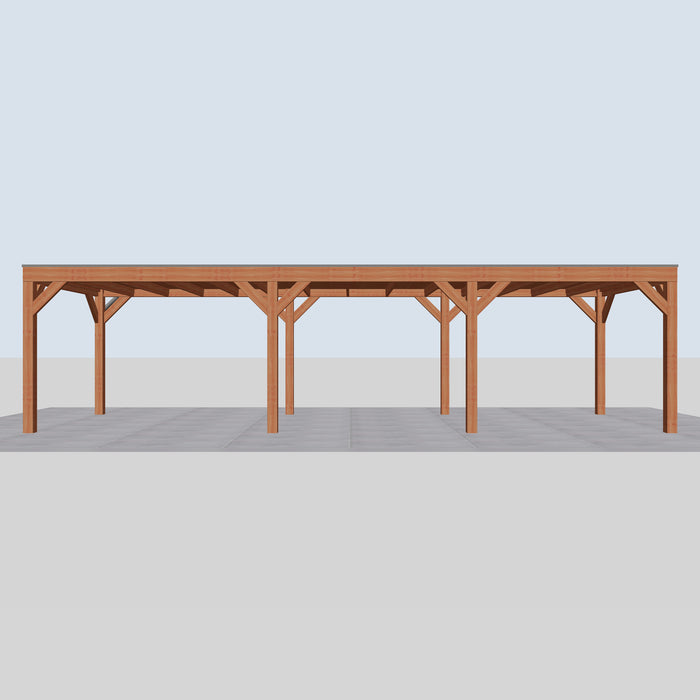 Douglas Overkapping Modern Classic - 955x310cm - vooraanzicht