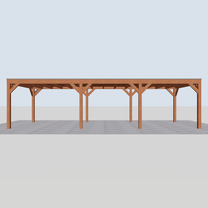 Douglas Overkapping Modern Classic - 955x375cm - vooraanzicht