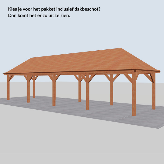 Douglas Schilddak - 1180x306cm - Volledig op Maat - inclusief dakbeschot