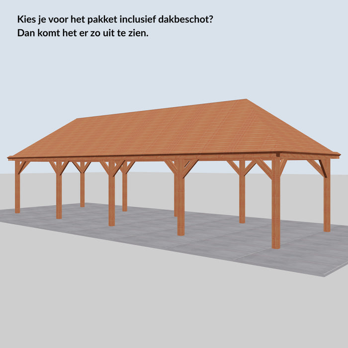 Douglas Schilddak - 1180x370cm - Volledig op Maat - inclusief dakbeschot
