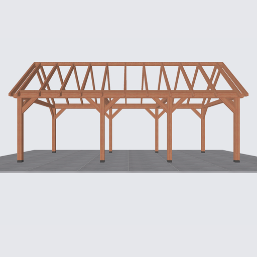douglas zadeldak constructie 820x370cm