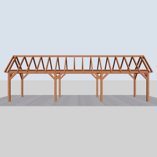 Douglas Zadeldak Landelijk Classic - 1120x305cm - Volledig op Maat - vooraanzicht