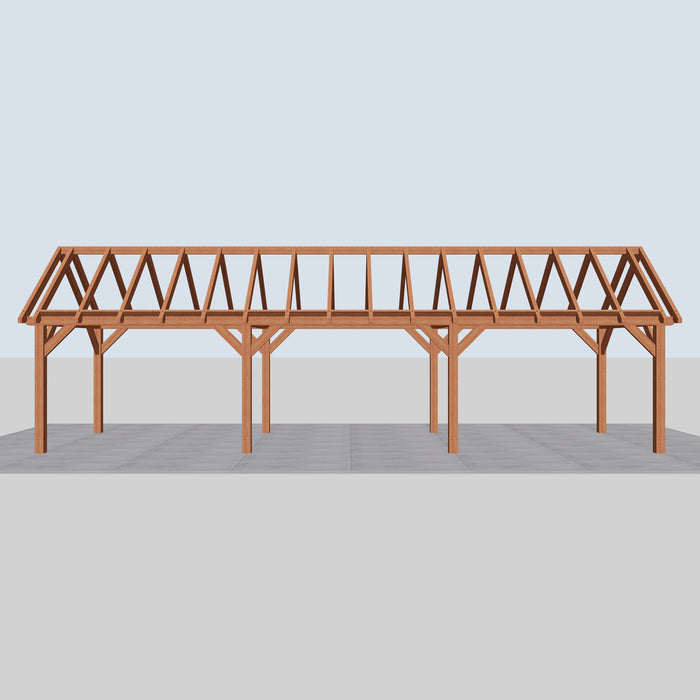 Douglas Zadeldak Landelijk Classic - 1120x305cm - Volledig op Maat - vooraanzicht