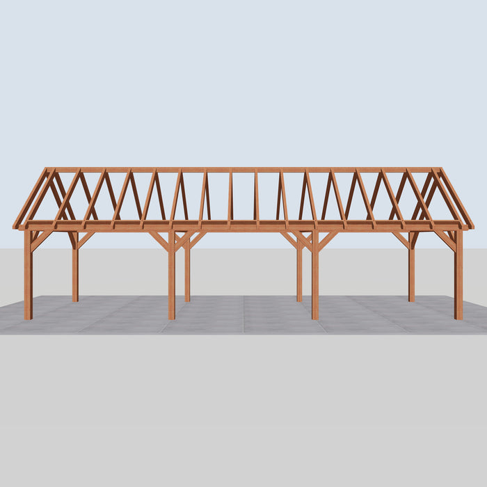 Douglas Zadeldak Landelijk Classic - 1120x370cm - Volledig op Maat - vooraanzicht