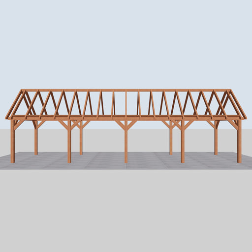 Douglas Zadeldak Landelijk Classic - 1220x370cm - Volledig op Maat - vooraanzicht