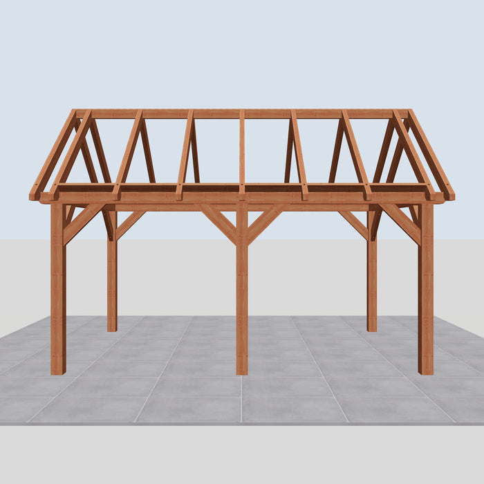 Douglas Zadeldak Landelijk Classic - 530x305cm - Volledig op Maat - vooraanzicht