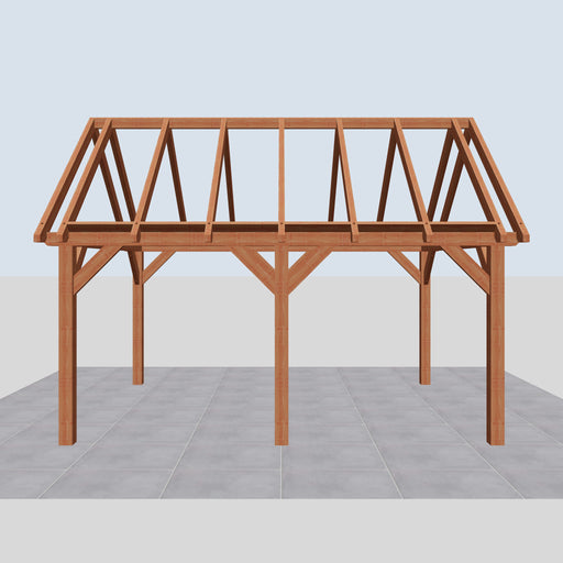 Douglas Zadeldak Landelijk Classic - 530x370cm - Volledig op Maat - vooraanzicht