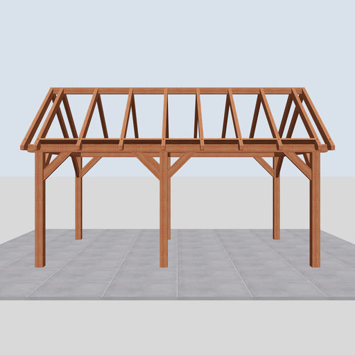 Douglas Zadeldak Landelijk Classic - 585x305cm - Volledig op Maat - vooraanzicht
